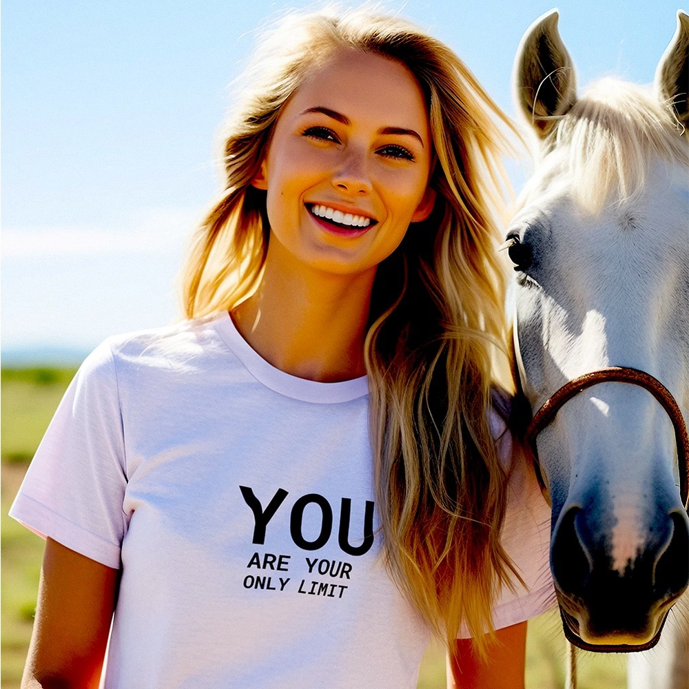“You Are the Only Limit” inspirational T-shirt